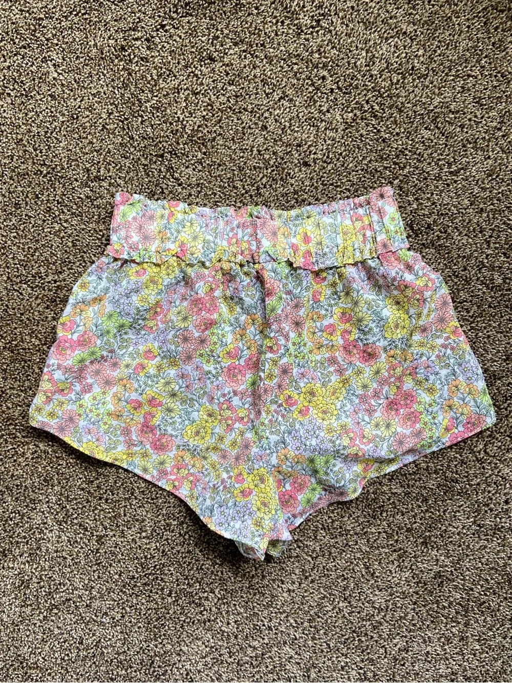 For Love & Lemons Esme Cotton High rise Floral Shorts Women's Size XS